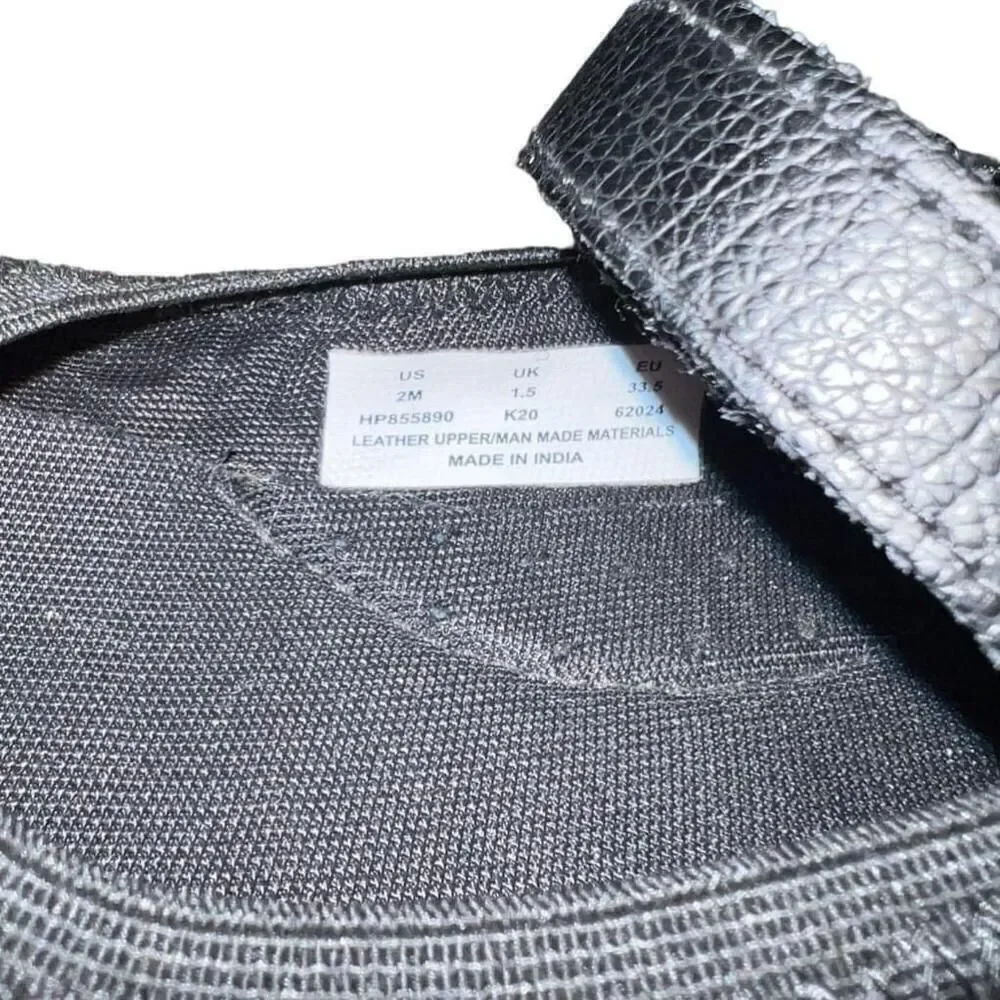 Hush Puppies Black Leather Mary Jane Shoes Size 2M - Picture 4 of 4